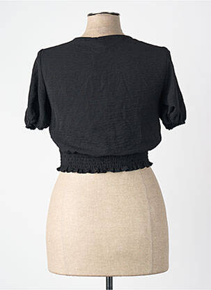 Top col v noir ONLY femme