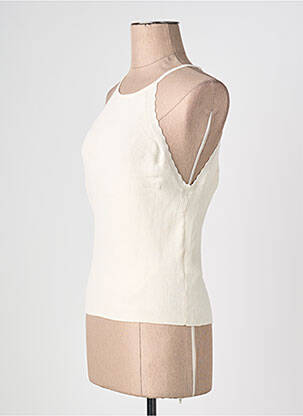 Débardeur col dos nu blanc ONLY femme