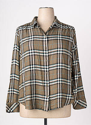 Chemisier marron TOM TAILOR femme