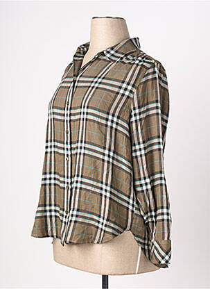 Chemisier marron TOM TAILOR femme