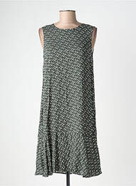 Robe mi-longue vert OPUS femme