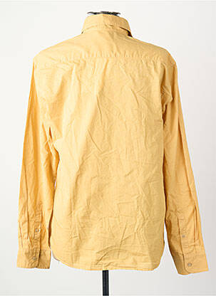 Chemise manches longues jaune MANGO homme