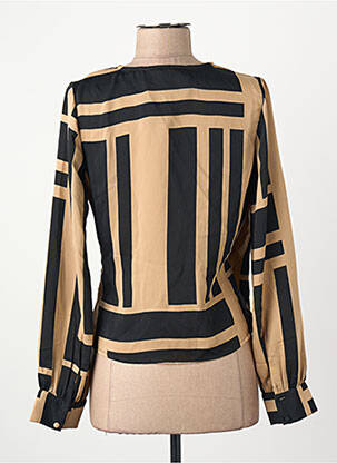Blouse col v marron VERO MODA femme