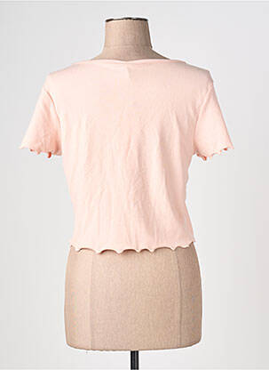 T-shirt manches courtes manches courtes rose ONLY femme