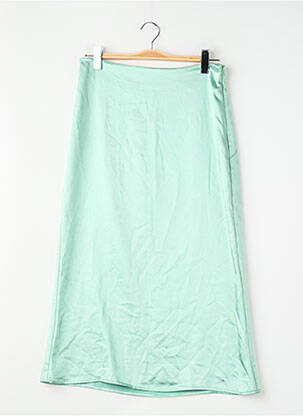 Jupe mi-longue vert ONLY femme