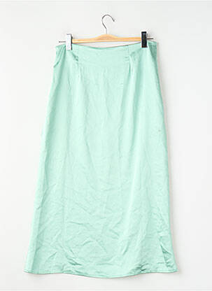 Jupe mi-longue vert ONLY femme