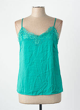 Top sans manche sans manche vert VILA femme