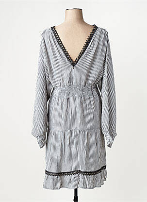 Robe mi-longue blanc KOCCA femme