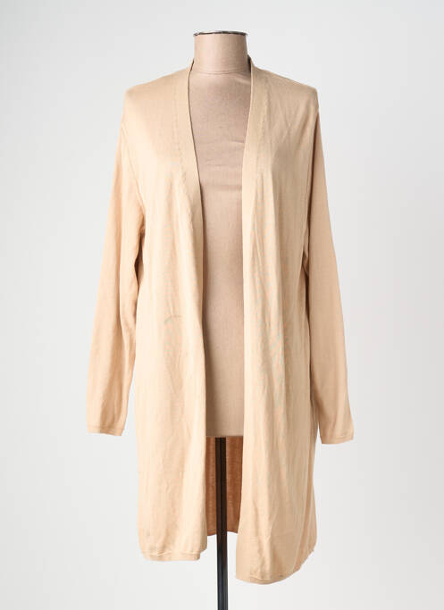 Gilet manches longues beige STREET ONE femme