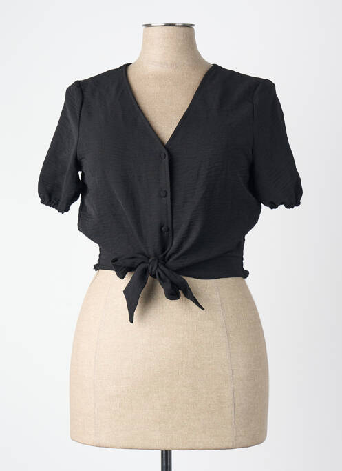 Top col v noir ONLY femme