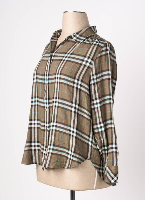 Chemisier marron TOM TAILOR femme