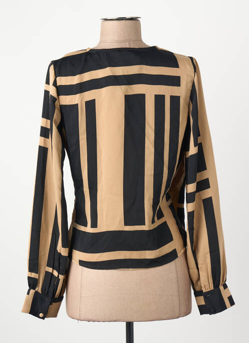 Blouse col v marron VERO MODA femme