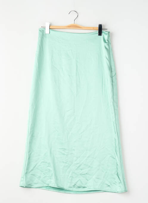 Jupe mi-longue vert ONLY femme