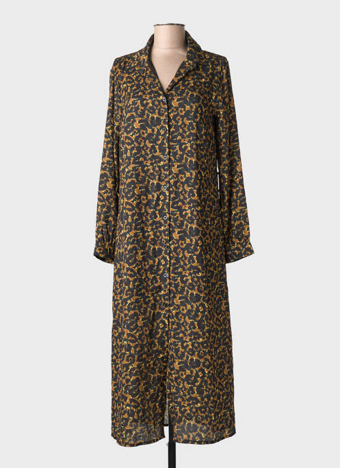 Robe longue marron BELLITA femme
