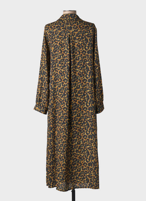 Robe longue marron BELLITA femme