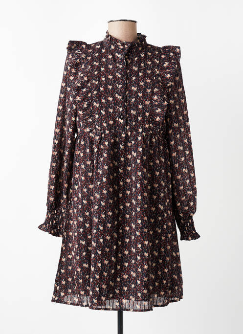 Robe mi-longue marron MOLLY BRACKEN femme