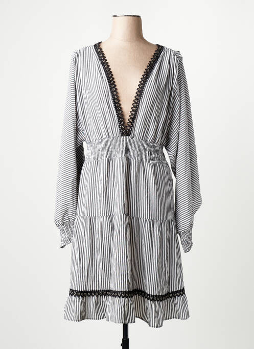 Robe mi-longue blanc KOCCA femme
