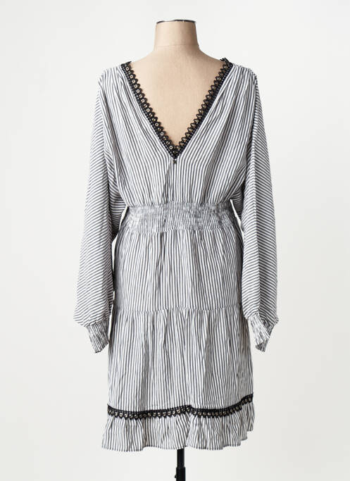Robe mi-longue blanc KOCCA femme
