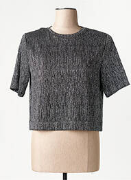Top gris MANGO femme