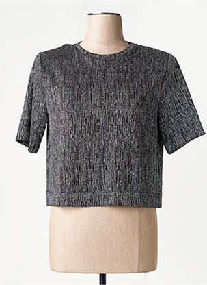Top gris MANGO femme