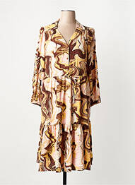 Robe longue marron ONLY femme