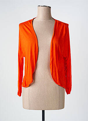 Gilet manches longues orange STREET ONE femme