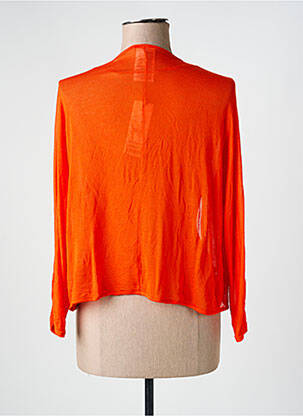 Gilet manches longues orange STREET ONE femme