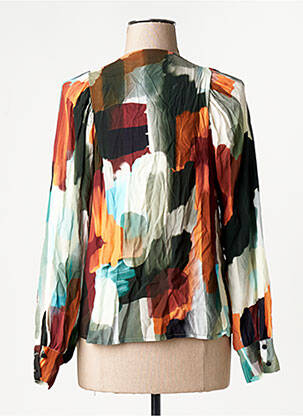 Chemisier orange ASTRID BLACK LABEL femme