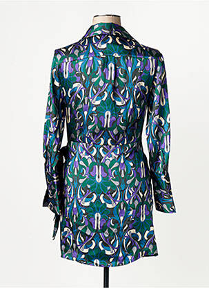 Robe courte vert MANGO femme