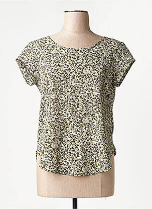 Chemisier manches courtes vert ONLY femme