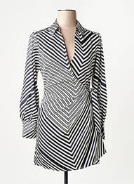 Robe courte blanc MANGO femme