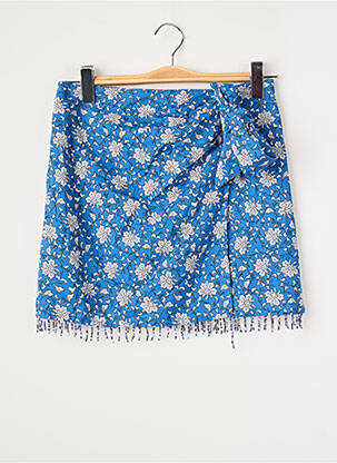 Jupe courte bleu MANGO femme