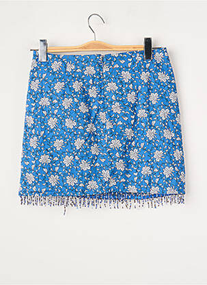 Jupe courte bleu MANGO femme