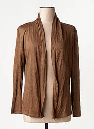 Gilet manches longues marron MEXX femme