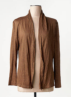Gilet manches longues marron MEXX femme