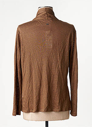 Gilet manches longues marron MEXX femme