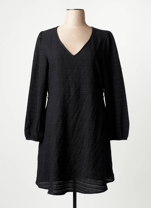 Robe mi-longue noir JACQUELINE DE YONG femme