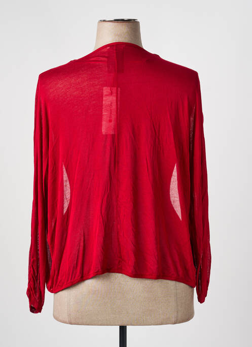 Gilet manches longues rouge STREET ONE femme