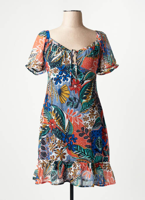 Robe courte bleu MOLLY BRACKEN femme