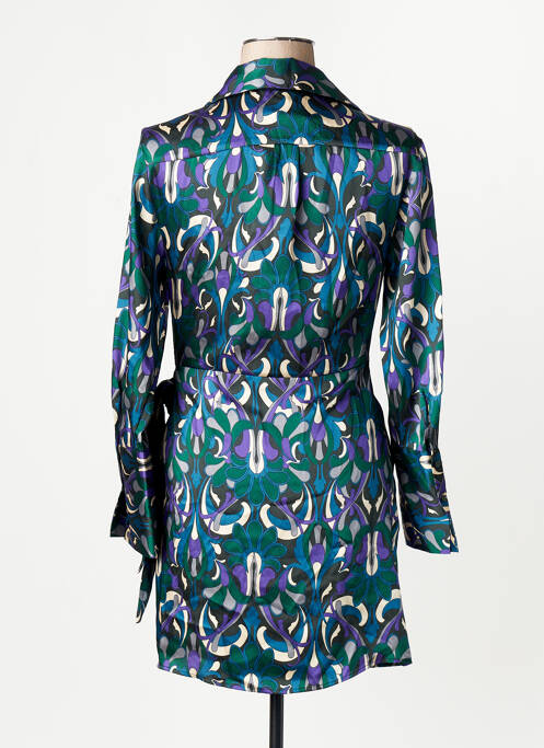 Robe courte vert MANGO femme