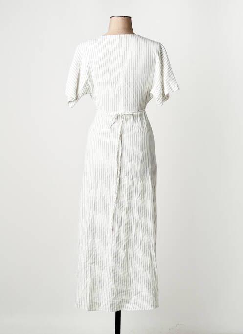 Robe longue beige MANGO femme