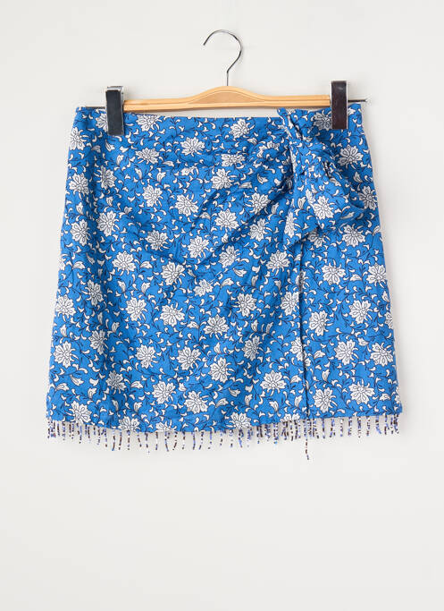 Jupe courte bleu MANGO femme