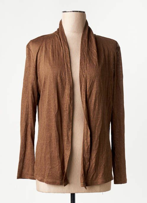 Gilet manches longues marron MEXX femme