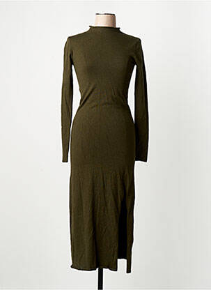 Robe longue vert MANGO femme