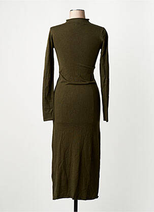 Robe longue vert MANGO femme