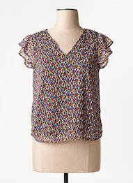 Blouse manches courtes manches courtes rose ONLY femme