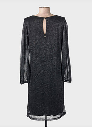 Robe mi-longue noir AMELIE & AMELIE femme
