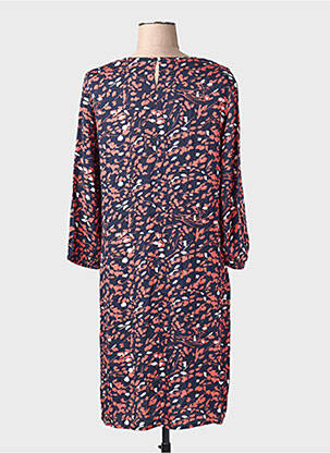 Robe mi-longue bleu TOM TAILOR femme