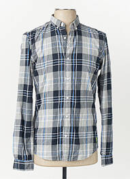 Chemise manches longues gris TOM TAILOR homme