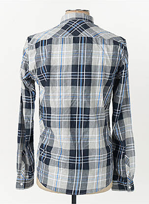 Chemise manches longues gris TOM TAILOR homme